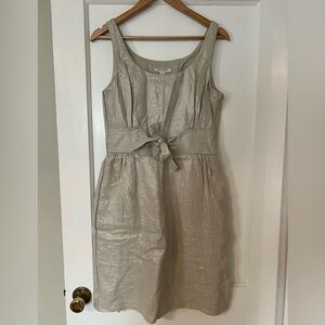 Banana Republic Shimmering Linen Midi Dress